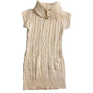 Ralph Lauren Cream Cable Knit Dress